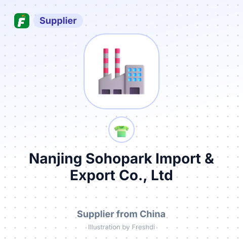Nanjing Sohopark Import & Export Co., Ltd – summary card, no photo uploaded yet