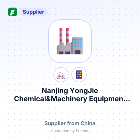 Nanjing YongJie Chemical&Machinery Equipment Manufacture Co.,Ltd – summary card, no photo uploaded yet