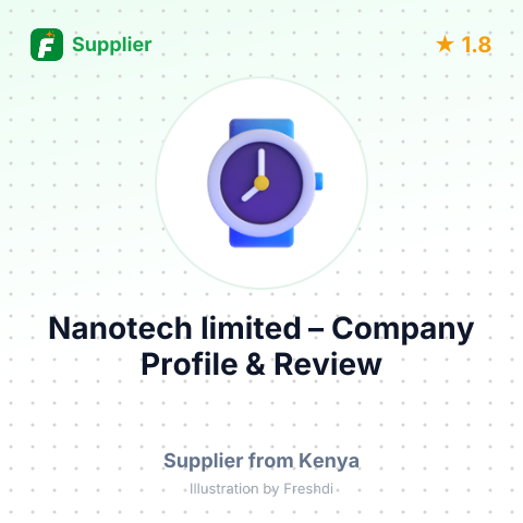Nanotech limited – summary card, no photo uploaded yet