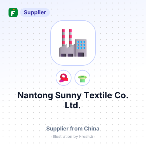 Nantong Sunny Textile Co., Ltd. – summary card, no photo uploaded yet