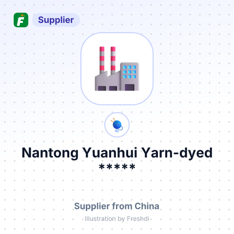 Nantong Yuanhui Yarn-dyed ***** – summary card, no photo uploaded yet