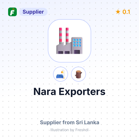 Nara Exporters  – summary card, no photo uploaded yet
