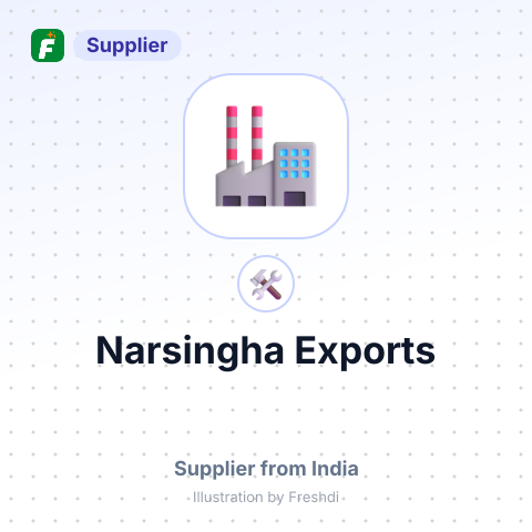 Narsingha Exports – summary card, no photo uploaded yet