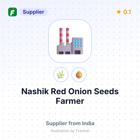 Nashik Red Onion Seeds Farmer  – summary card, no photo uploaded yet