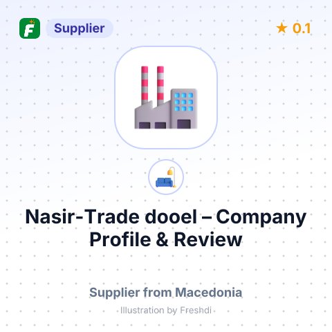 Nasir-Trade dooel – summary card, no photo uploaded yet