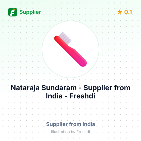Nataraja Sundaram  – summary card, no photo uploaded yet
