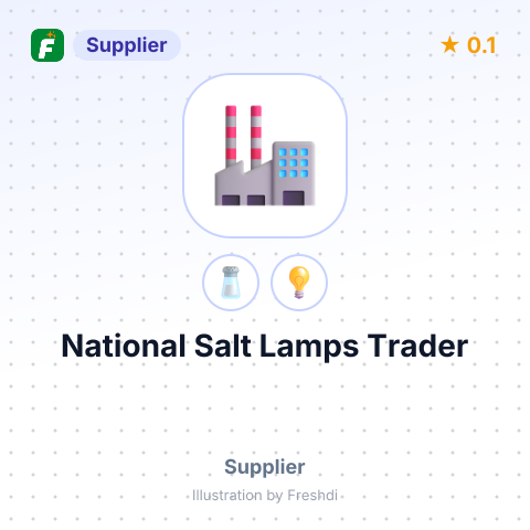 National Salt Lamps Trader – summary card, no photo uploaded yet