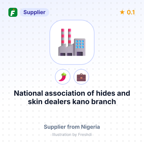 National association of hides and skin dealers kano branch – summary card, no photo uploaded yet