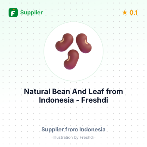 Natural Bean And Leaf  – summary card, no photo uploaded yet