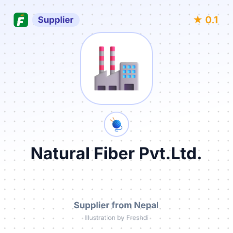 Natural Fiber Pvt.Ltd. – summary card, no photo uploaded yet