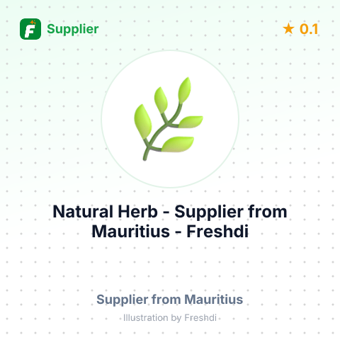 Natural Herb  – summary card, no photo uploaded yet