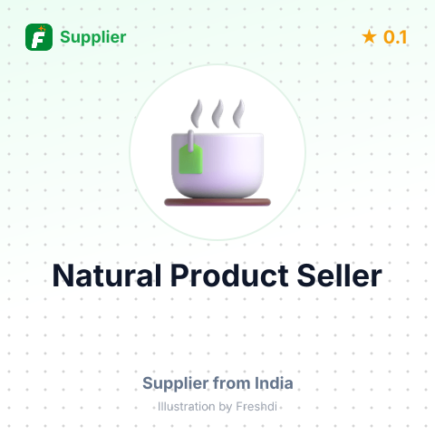 Natural Product Seller  – summary card, no photo uploaded yet