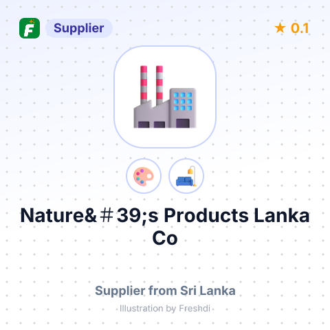 Nature&＃39;s Products Lanka Co – summary card, no photo uploaded yet