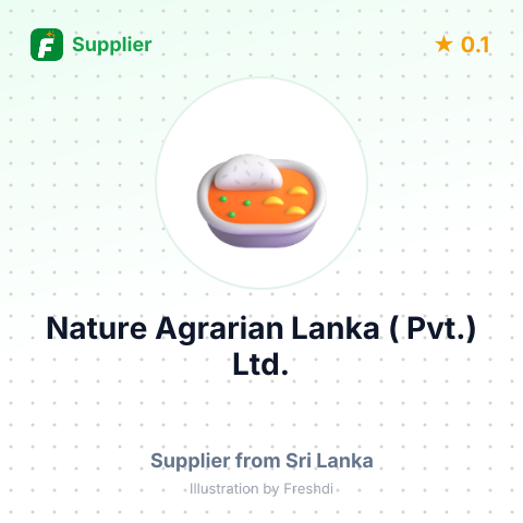 Nature Agrarian Lanka ( Pvt.) Ltd.  – summary card, no photo uploaded yet