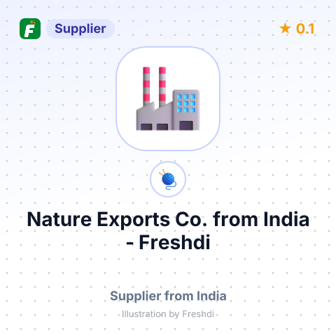 Nature Exports Co.  – summary card, no photo uploaded yet