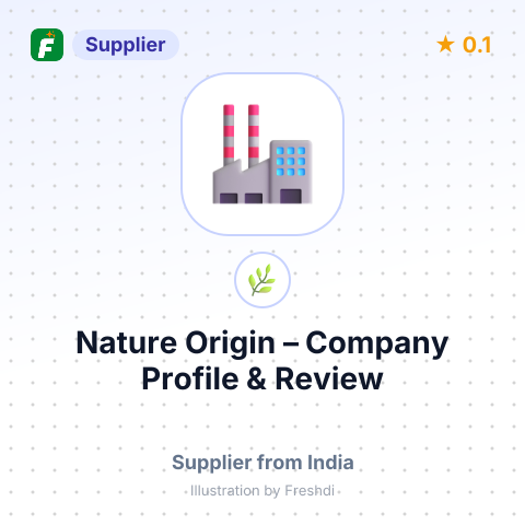 Nature Origin – summary card, no photo uploaded yet