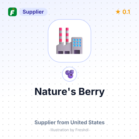 Nature's Berry  – summary card, no photo uploaded yet