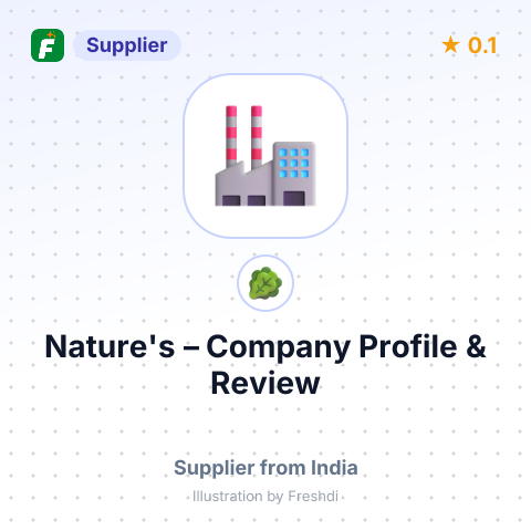 Nature's – summary card, no photo uploaded yet