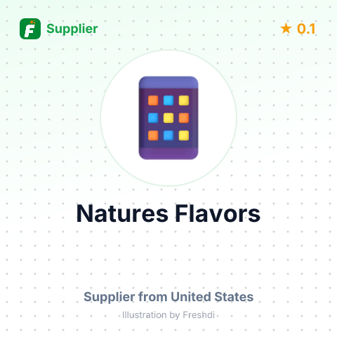 Natures Flavors  – summary card, no photo uploaded yet
