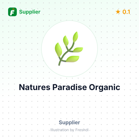 Natures Paradise Organic – summary card, no photo uploaded yet