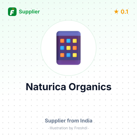 Naturica Organics  – summary card, no photo uploaded yet