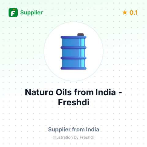 Naturo Oils  – summary card, no photo uploaded yet