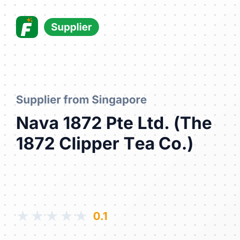 Nava 1872 Pte Ltd. (The 1872 Clipper Tea Co.)  – summary card, no photo uploaded yet