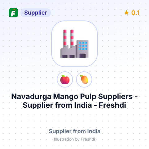 Navadurga Mango Pulp Suppliers  – summary card, no photo uploaded yet
