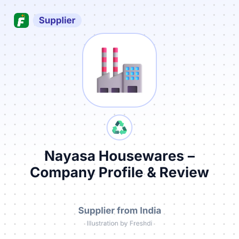 Nayasa Housewares – summary card, no photo uploaded yet