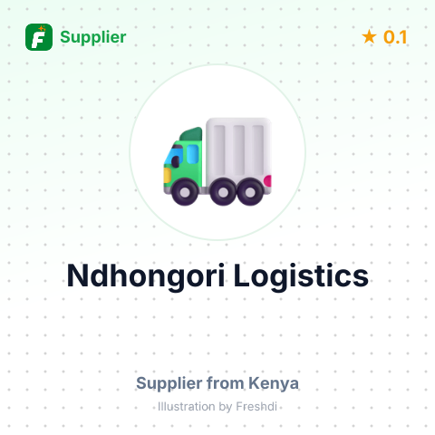 Ndhongori Logistics  – summary card, no photo uploaded yet