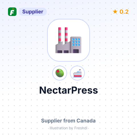 NectarPress – summary card, no photo uploaded yet