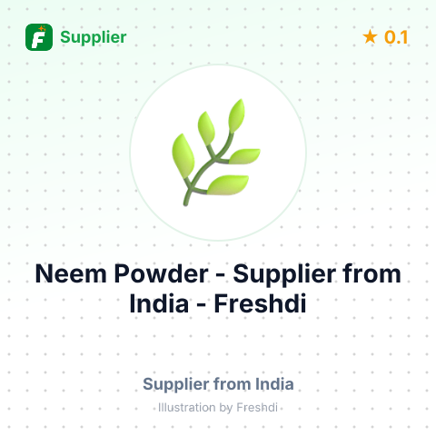 Neem Powder  – summary card, no photo uploaded yet