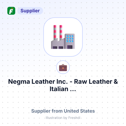 Negma Leather Inc. - Raw Leather & Italian ... – summary card, no photo uploaded yet