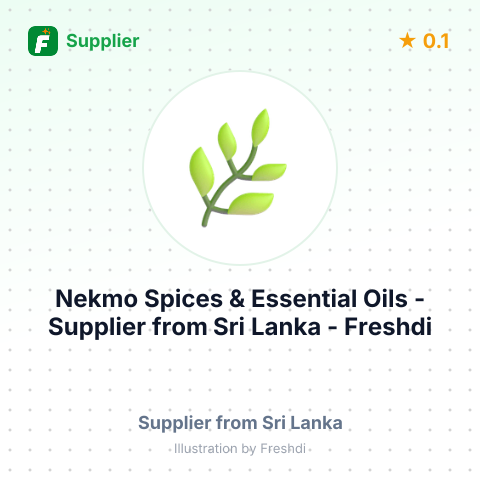 Nekmo Spices & Essential Oils  – summary card, no photo uploaded yet