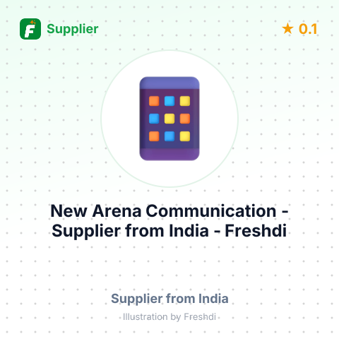 New Arena Communication  – summary card, no photo uploaded yet