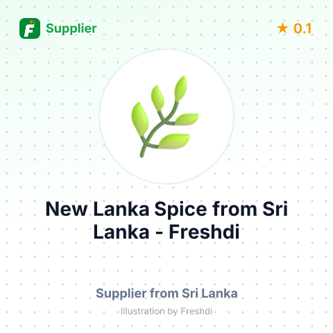 New Lanka Spice  – summary card, no photo uploaded yet