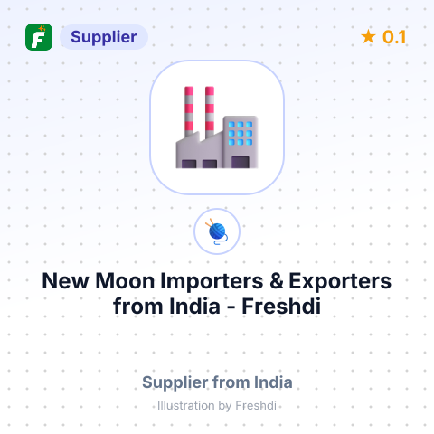 New Moon Importers & Exporters  – summary card, no photo uploaded yet