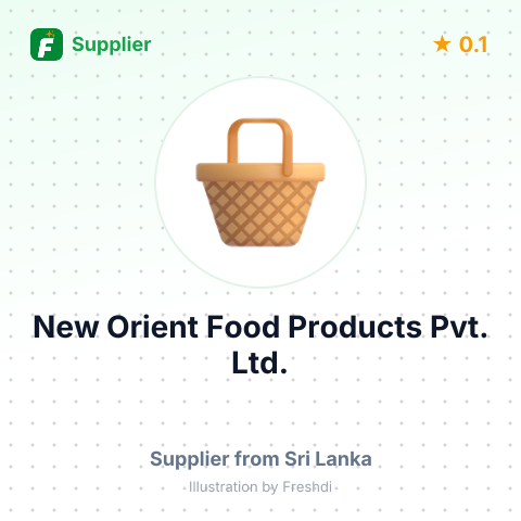New Orient Food Products Pvt. Ltd. – summary card, no photo uploaded yet