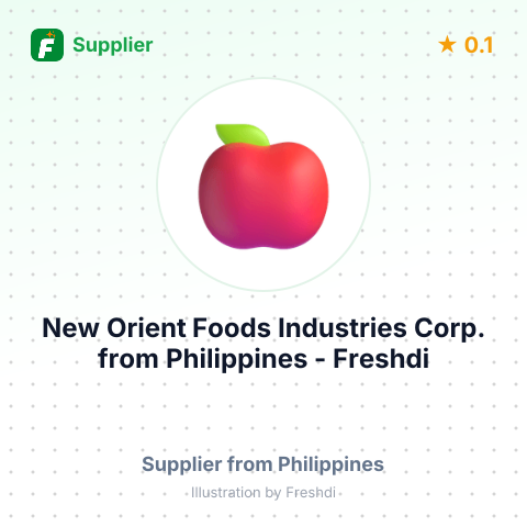 New Orient Foods Industries Corp.  – summary card, no photo uploaded yet