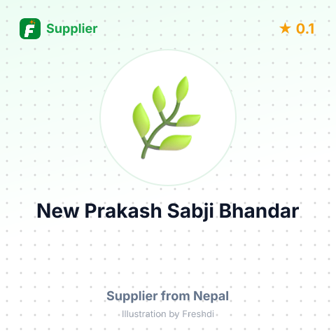 New Prakash Sabji Bhandar  – summary card, no photo uploaded yet