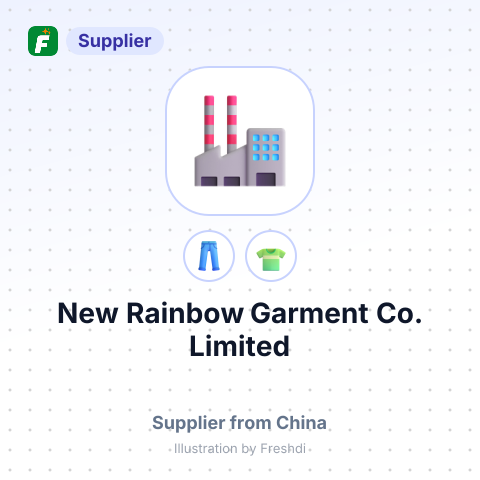 New Rainbow Garment Co., Limited – summary card, no photo uploaded yet