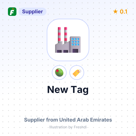 New Tag – summary card, no photo uploaded yet