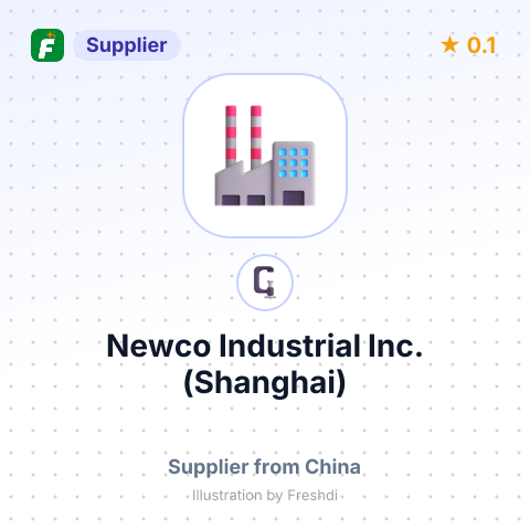 Newco Industrial Inc. (Shanghai) – summary card, no photo uploaded yet