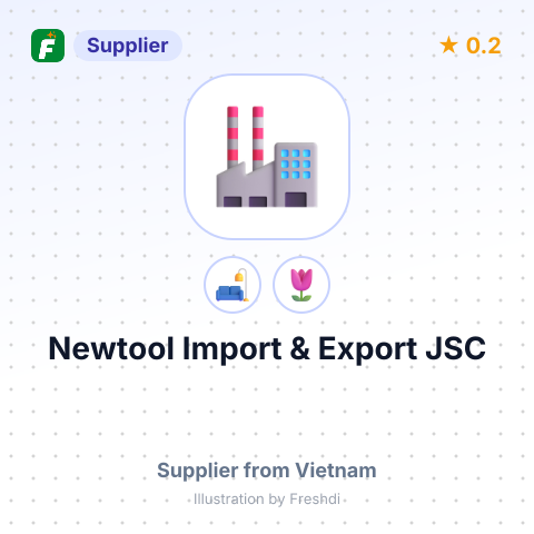 Newtool Import & Export JSC – summary card, no photo uploaded yet