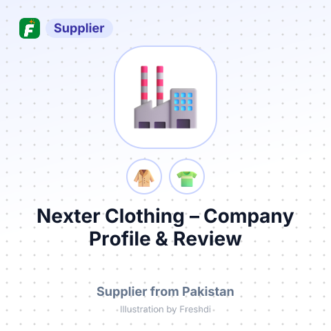 Nexter Clothing – summary card, no photo uploaded yet