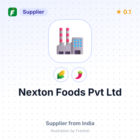Nexton Foods Pvt Ltd – summary card, no photo uploaded yet
