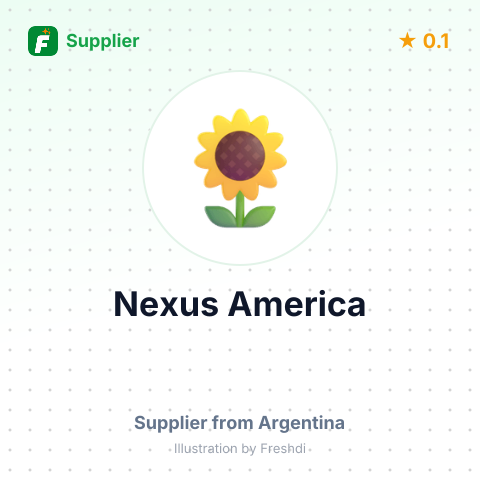 Nexus America – summary card, no photo uploaded yet