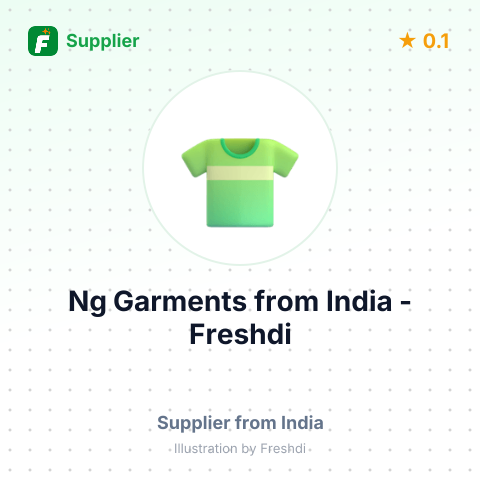 Ng Garments  – summary card, no photo uploaded yet