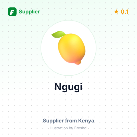 Ngugi  – summary card, no photo uploaded yet