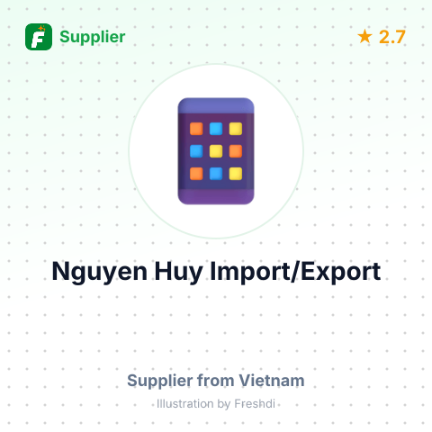 Nguyen Huy Import/Export – summary card, no photo uploaded yet